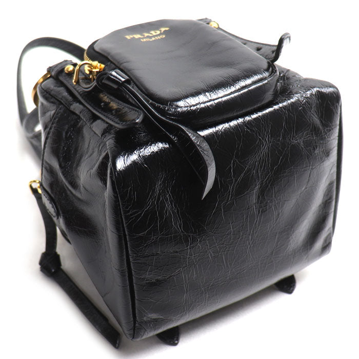 PRADA プラダ ダングル ハンドバッグ ブラック 1BB137 2CYR F0002 レディース【中古】【美品】
