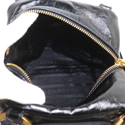 PRADA プラダ ダングル ハンドバッグ ブラック 1BB137 2CYR F0002 レディース【中古】【美品】