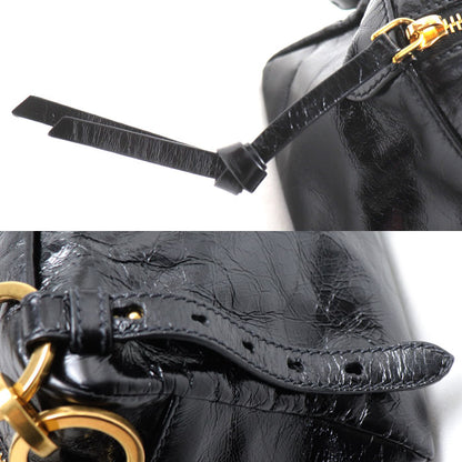 PRADA プラダ ダングル ハンドバッグ ブラック 1BB137 2CYR F0002 レディース【中古】【美品】