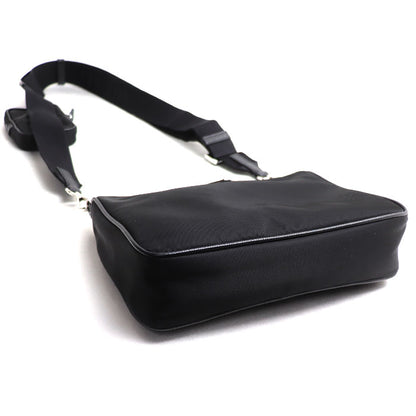 PRADA プラダ テスート ショルダーバッグ ブラック 2VH113_2DMH_F0002 ＩＣチップ レディース【中古】