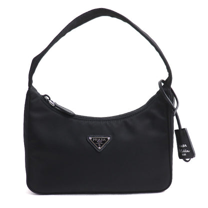 PRADA プラダ テスート ハンドバッグ ブラック 1NE515_RDH0_F0002 レディース【中古】【美品】