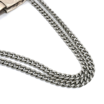 BALENCIAGA バレンシアガ クラッシュ ミディアムトート ショルダーバッグ シャンパンゴールド 742941 レディース【中古】【美品】