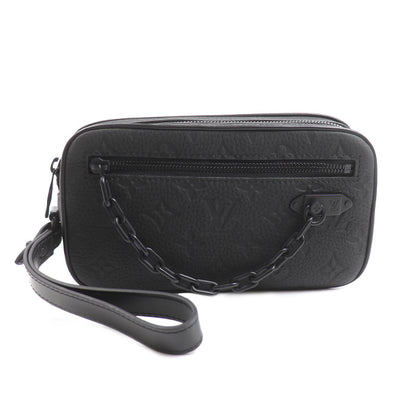LOUIS VUITTON ルイ・ヴィトン トリヨン ポシェットヴォルガ セカンドバッグ ブラック M55703 SP2280 メンズ【中古】【美品】