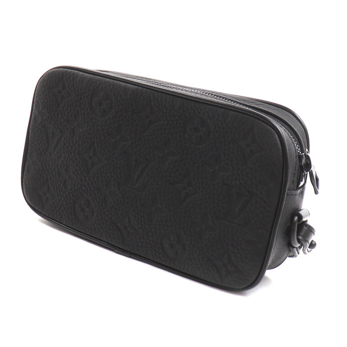 LOUIS VUITTON ルイ・ヴィトン トリヨン ポシェットヴォルガ セカンドバッグ ブラック M55703 SP2280 メンズ【中古】【美品】