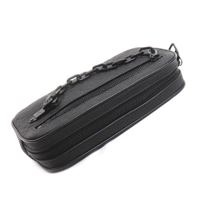 LOUIS VUITTON ルイ・ヴィトン トリヨン ポシェットヴォルガ セカンドバッグ ブラック M55703 SP2280 メンズ【中古】【美品】