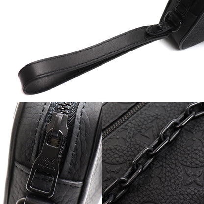 LOUIS VUITTON ルイ・ヴィトン トリヨン ポシェットヴォルガ セカンドバッグ ブラック M55703 SP2280 メンズ【中古】【美品】