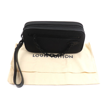 LOUIS VUITTON ルイ・ヴィトン トリヨン ポシェットヴォルガ セカンドバッグ ブラック M55703 SP2280 メンズ【中古】【美品】