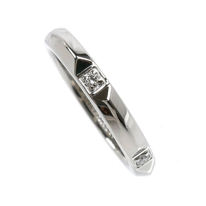 TIFFANY&Co. ティファニー Pt950プラチナ トゥルーバンド リング・指輪 ダイヤモンド 6.5号 4.3g レディース【中古】【美品】
