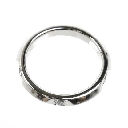 TIFFANY&Co. ティファニー Pt950プラチナ トゥルーバンド リング・指輪 ダイヤモンド 6.5号 4.3g レディース【中古】【美品】