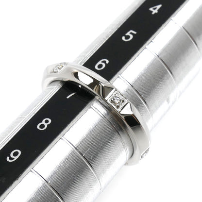 TIFFANY&Co. ティファニー Pt950プラチナ トゥルーバンド リング・指輪 ダイヤモンド 6.5号 4.3g レディース【中古】【美品】