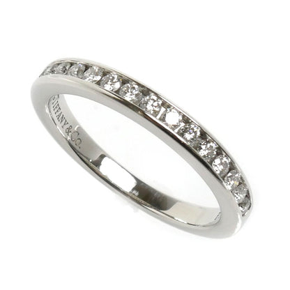 TIFFANY&Co. ティファニー Pt950プラチナ ハーフサークル チャネルセッティング リング・指輪 ダイヤモンド 10号 4.0g レディース【中古】【美品】