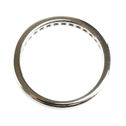 TIFFANY&Co. ティファニー Pt950プラチナ ハーフサークル チャネルセッティング リング・指輪 ダイヤモンド 10号 4.0g レディース【中古】【美品】