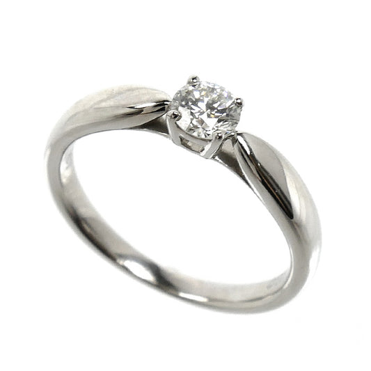 TIFFANY&Co. ティファニー Pt950プラチナ ハーモニー リング・指輪 #64384 ダイヤモンド0.19ct 4.5号 3.0g レディース【中古】【美品】