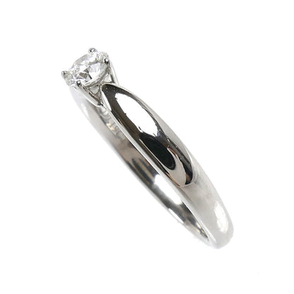 TIFFANY&Co. ティファニー Pt950プラチナ ハーモニー リング・指輪 #64384 ダイヤモンド0.19ct 4.5号 3.0g レディース【中古】【美品】