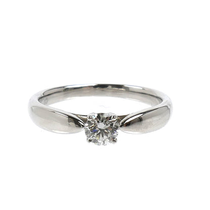 TIFFANY&Co. ティファニー Pt950プラチナ ハーモニー リング・指輪 #64384 ダイヤモンド0.19ct 4.5号 3.0g レディース【中古】【美品】