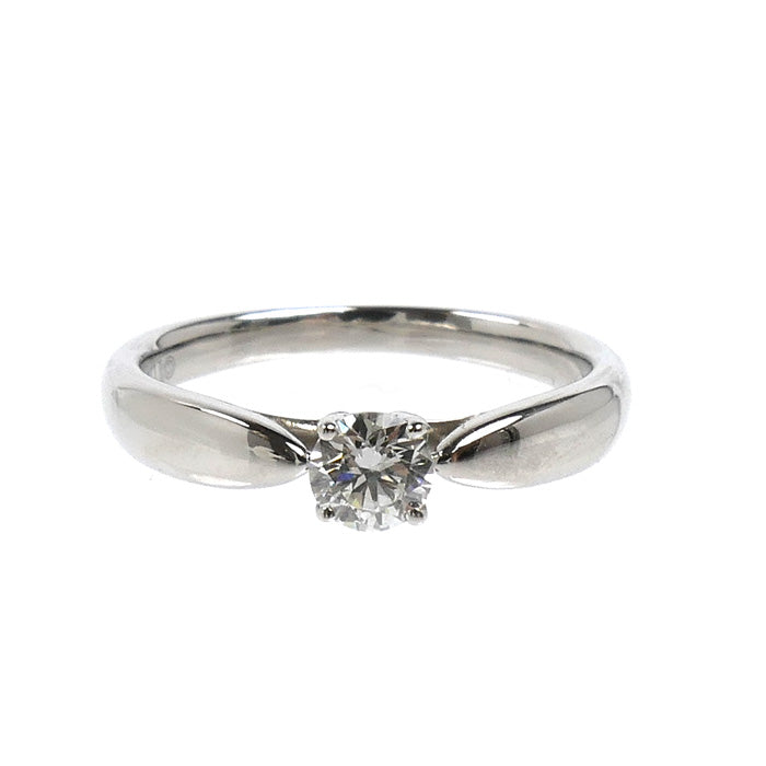 TIFFANY&Co. ティファニー Pt950プラチナ ハーモニー リング・指輪 #64384 ダイヤモンド0.19ct 4.5号 3.0g レディース【中古】【美品】