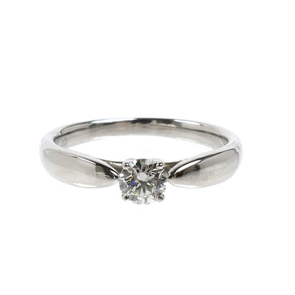 TIFFANY&Co. ティファニー Pt950プラチナ ハーモニー リング・指輪 #64384 ダイヤモンド0.19ct 4.5号 3.0g レディース【中古】【美品】