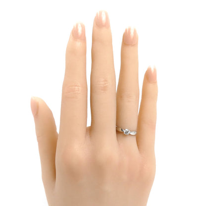 TIFFANY&Co. ティファニー Pt950プラチナ ハーモニー リング・指輪 #64384 ダイヤモンド0.19ct 4.5号 3.0g レディース【中古】【美品】
