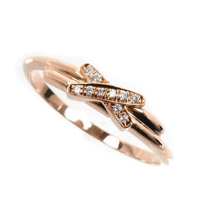 Chaumet ショーメ K18PG ピンクゴールド リアン ドゥ ショーメ プルミエ リング・指輪 082218 ダイヤモンド 14号 54 1.9g レディース【中古】【美品】