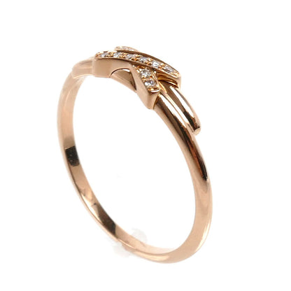 Chaumet ショーメ K18PG ピンクゴールド リアン ドゥ ショーメ プルミエ リング・指輪 082218 ダイヤモンド 14号 54 1.9g レディース【中古】【美品】