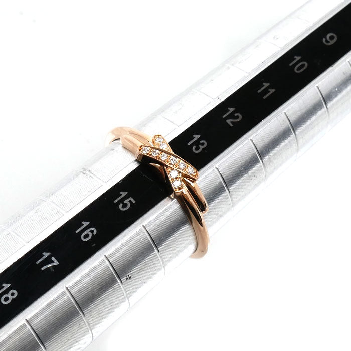 Chaumet ショーメ K18PG ピンクゴールド リアン ドゥ ショーメ プルミエ リング・指輪 082218 ダイヤモンド 14号 54 1.9g レディース【中古】【美品】