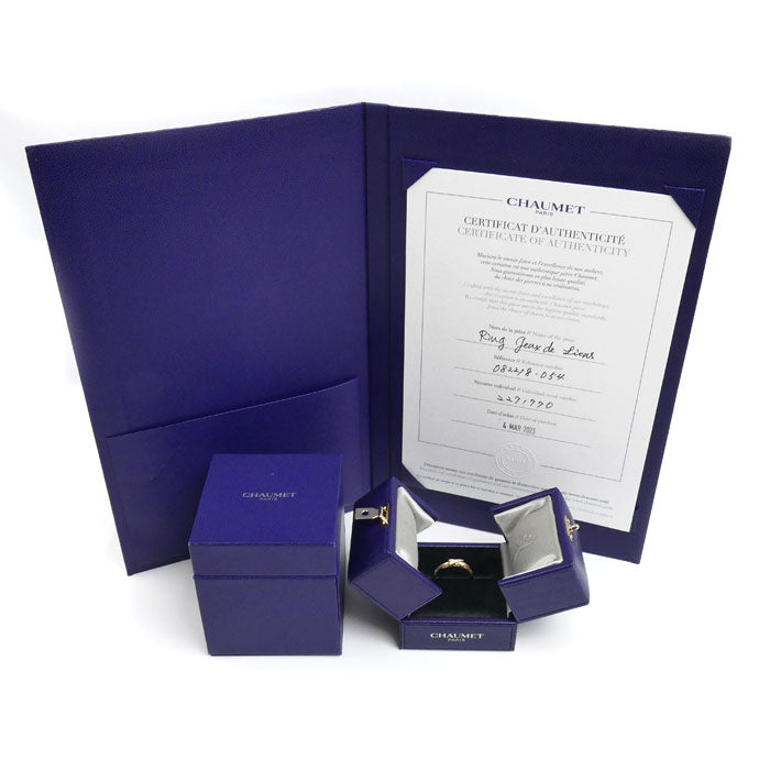 Chaumet ショーメ K18PG ピンクゴールド リアン ドゥ ショーメ プルミエ リング・指輪 082218 ダイヤモンド 14号 54 1.9g レディース【中古】【美品】