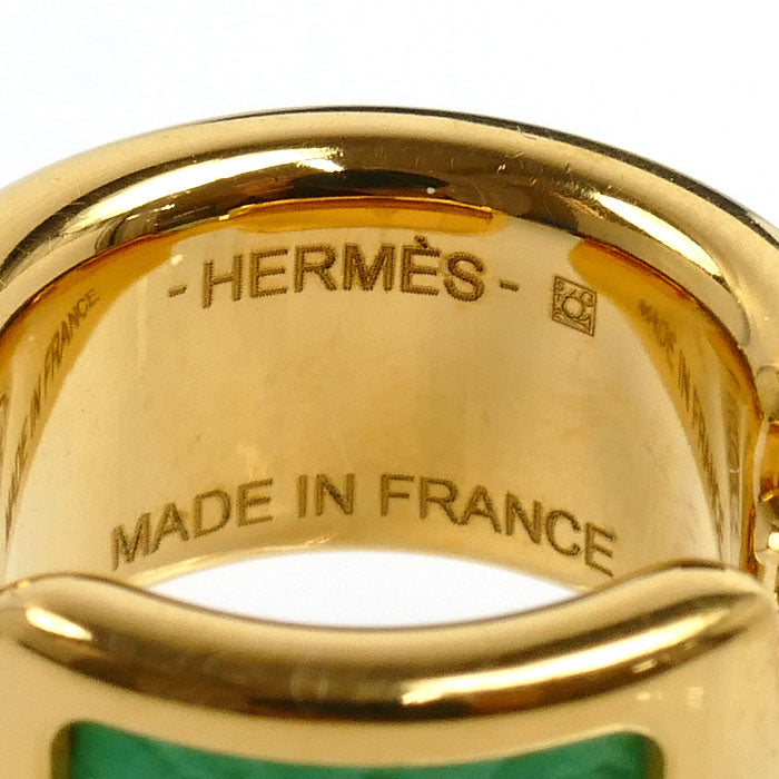 HERMES エルメス GP レザー オランプ イヤリング イヤーカフ H011060CC1K レディース【中古】