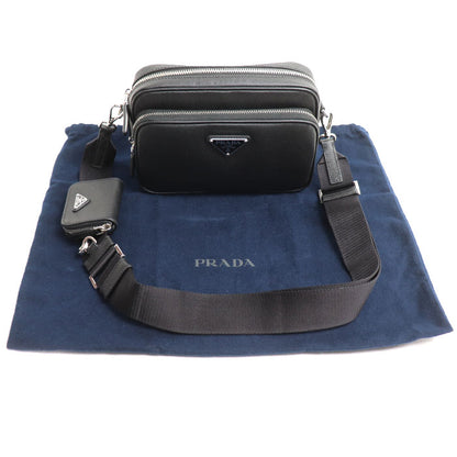 PRADA プラダ サフィアーノ トラベル ショルダーバッグ ブラック 2VH170_9Z2_F0002_V_OOO IC ユニセックス【中古】【美品】