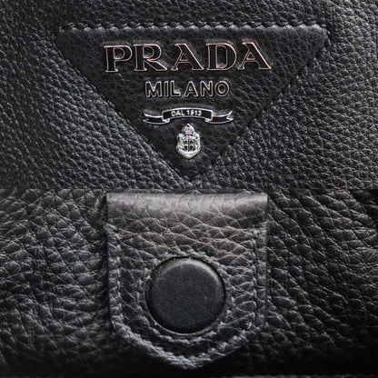 PRADA プラダ ヴィッテロダイノ ショルダーバッグ ブラック 1BH191 レディース【中古】【美品】