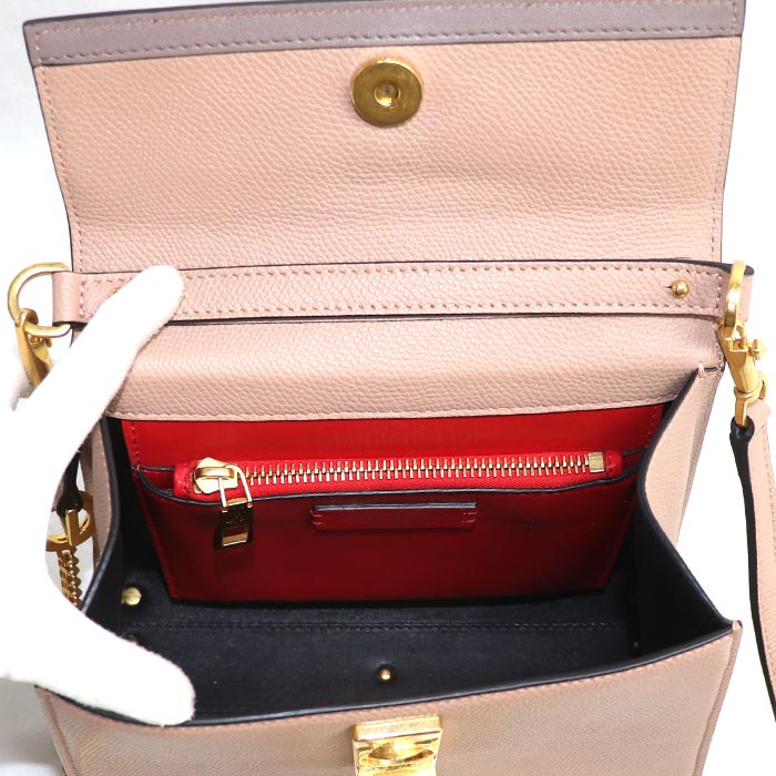 Valentino Garavani ヴァレンティノ・ガラヴァーニ Vスリング 2Wayショルダーバッグ ベビーピンク 5W2B0F53KGW_46R IC レディース【中古】