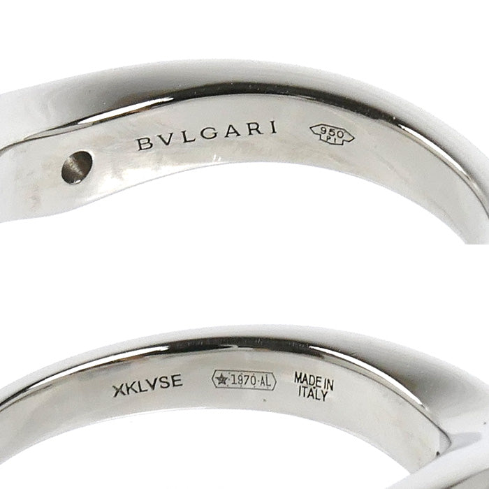 BVLGARI ブルガリ Pt950プラチナ フェディ リング・指輪 350458 ダイヤモンド 6号 3.7g レディース【中古】