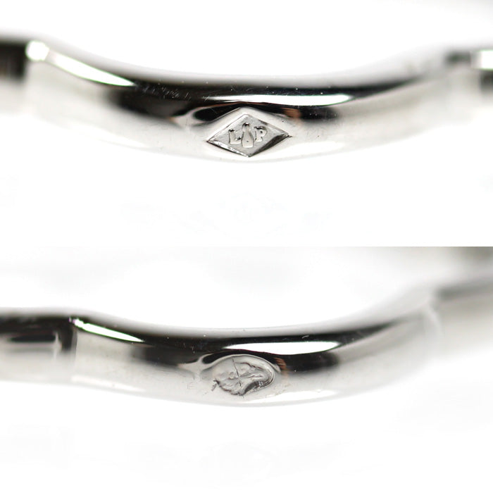CHANEL シャネル K18WG ホワイトゴールド カメリア 1P ダイヤ リング・指輪 ダイヤモンド 8号 48 2.3g レディース【中古】【美品】