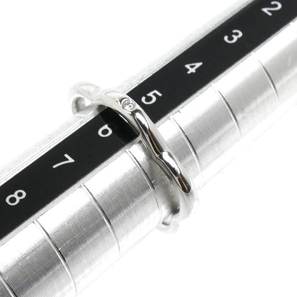 CHANEL シャネル K18WG ホワイトゴールド カメリア 1P ダイヤ リング・指輪 ダイヤモンド 8号 48 2.3g レディース【中古】【美品】