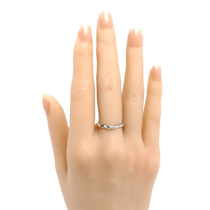 CHANEL シャネル K18WG ホワイトゴールド カメリア 1P ダイヤ リング・指輪 ダイヤモンド 8号 48 2.3g レディース【中古】【美品】