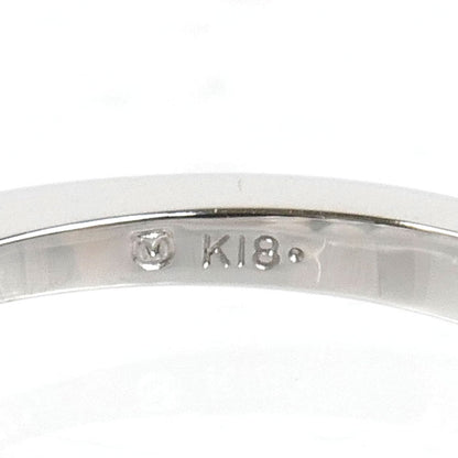 MIKIMOTO ミキモト K18WG ホワイトゴールド リング・指輪 PR-1426 パール約3.5mm 11号 3.0g レディース【中古】【美品】