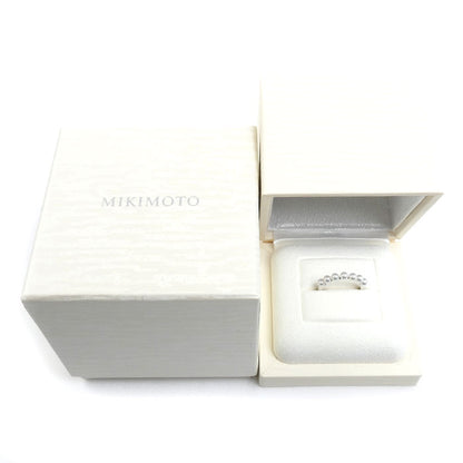 MIKIMOTO ミキモト K18WG ホワイトゴールド リング・指輪 PR-1426 パール約3.5mm 11号 3.0g レディース【中古】【美品】