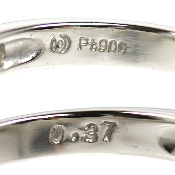 TASAKI タサキ Pt900プラチナ リング・指輪 ダイヤモンド0.37ct 11号 4.3g レディース【中古】【美品】