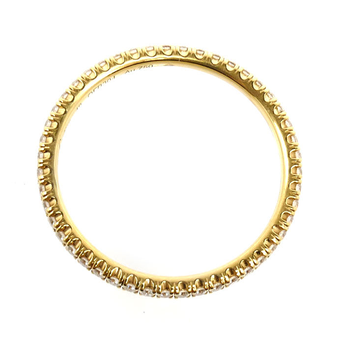 CARTIER カルティエ K18YG イエローゴールド エタンセル ドゥ カルティエ フルエタニティ リング・指輪 B4212049 ダイヤモンド 8.5号 49 1.2g レディース【中古】【美品】