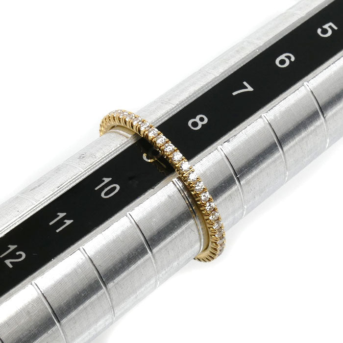 CARTIER カルティエ K18YG イエローゴールド エタンセル ドゥ カルティエ フルエタニティ リング・指輪 B4212049 ダイヤモンド 8.5号 49 1.2g レディース【中古】【美品】