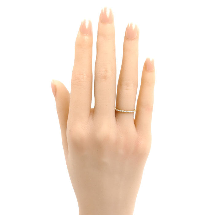 CARTIER カルティエ K18YG イエローゴールド エタンセル ドゥ カルティエ フルエタニティ リング・指輪 B4212049 ダイヤモンド 8.5号 49 1.2g レディース【中古】【美品】