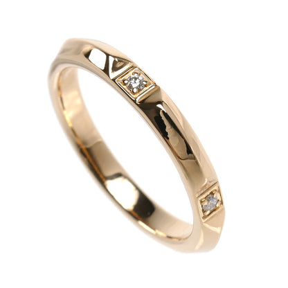 TIFFANY&Co. ティファニー K18PG ピンクゴールド トゥルーバンド ダイヤ リング・指輪 67134176 ダイヤモンド 9号 2.9g レディース【中古】【美品】