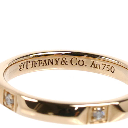 TIFFANY&Co. ティファニー K18PG ピンクゴールド トゥルーバンド ダイヤ リング・指輪 67134176 ダイヤモンド 9号 2.9g レディース【中古】【美品】
