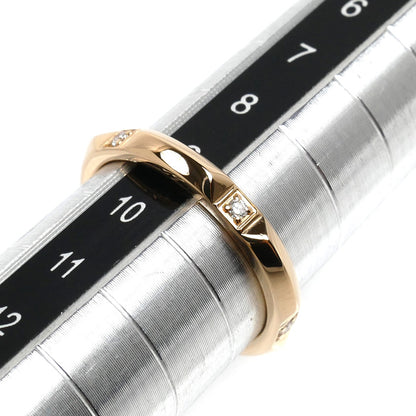 TIFFANY&Co. ティファニー K18PG ピンクゴールド トゥルーバンド ダイヤ リング・指輪 67134176 ダイヤモンド 9号 2.9g レディース【中古】【美品】