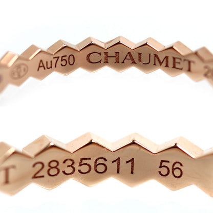 Chaumet ショーメ K18PG ピンクゴールド ビーマイラブ ハニカム リング・指輪 081931 15.5号 56 2.0g レディース【中古】【美品】