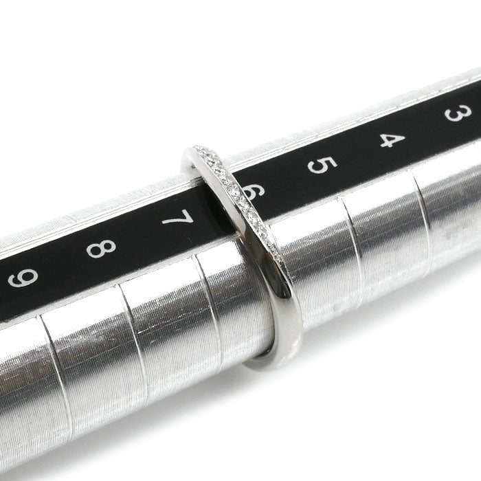 4℃ ヨンドシー Pt950プラチナ ディズニー リング・指輪 ダイヤモンド 6号 2.6g レディース【中古】【美品】