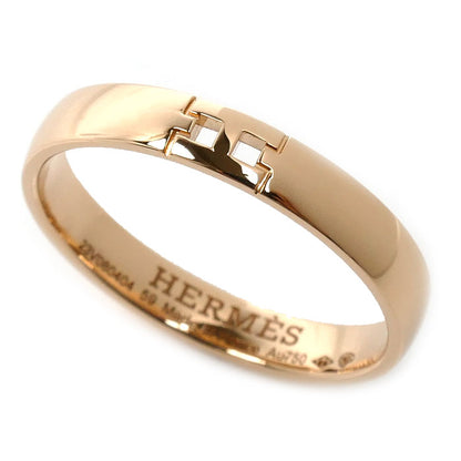 HERMES エルメス K18PG ピンクゴールド ヘラクレス リング・指輪 H119851B 00059 18.5号 59 3.7g レディース【中古】【美品】