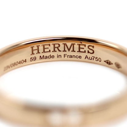 HERMES エルメス K18PG ピンクゴールド ヘラクレス リング・指輪 H119851B 00059 18.5号 59 3.7g レディース【中古】【美品】