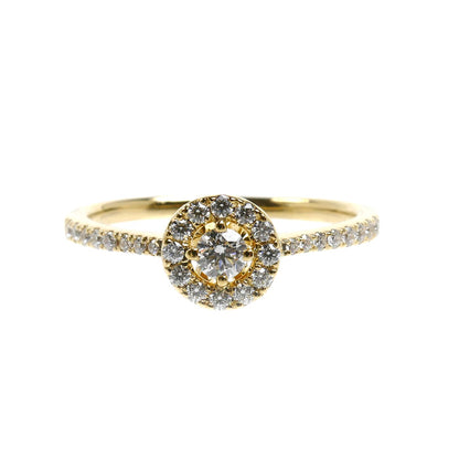 De Beers デビアスFOREVER MARK K18YG イエローゴールド マイユニバース リング・指輪 ダイヤモンド 13号 2.3g レディース【中古】【美品】