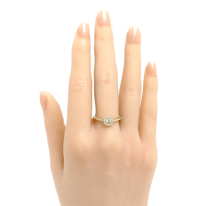 De Beers デビアスFOREVER MARK K18YG イエローゴールド マイユニバース リング・指輪 ダイヤモンド 13号 2.3g レディース【中古】【美品】