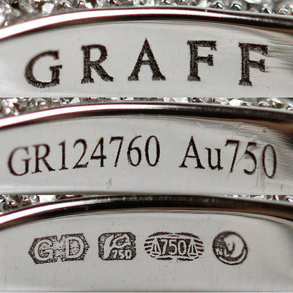 GRAFF グラフ K18WG ホワイトゴールド スパイラル ダイヤ リング・指輪 RGR558 ダイヤモンド 6号 1.9g レディース【中古】【美品】